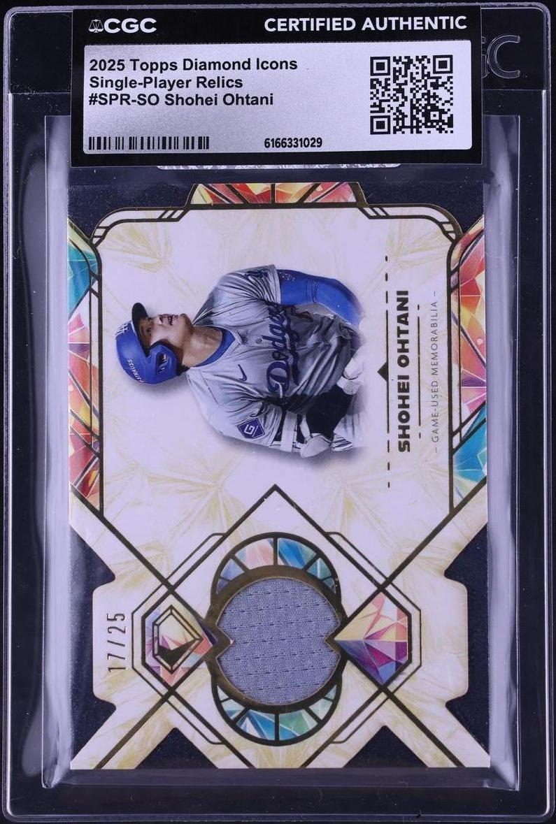 2025 Topps Diamond Icons Shohei Ohtani Single-Player Relics