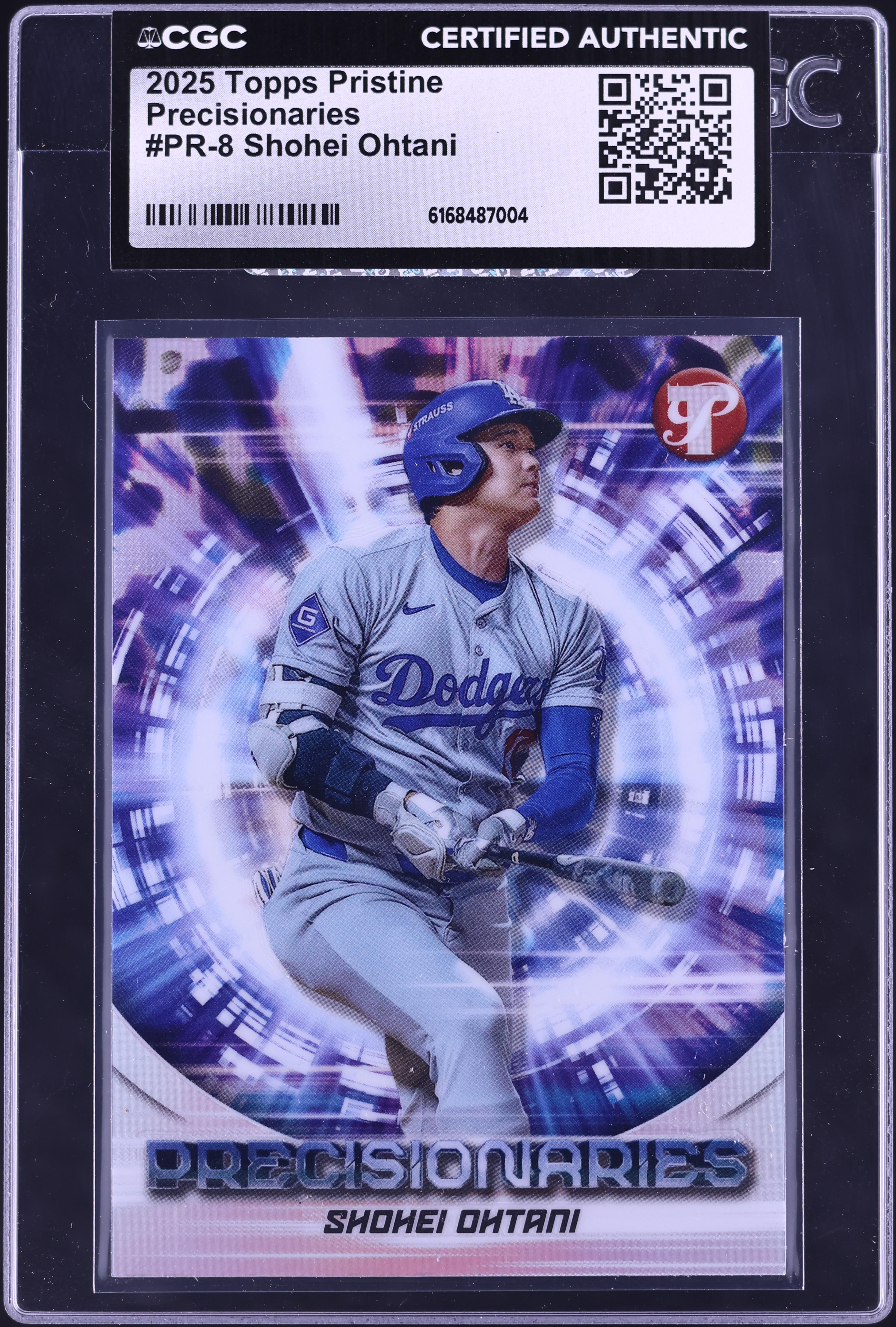 2025 Topps Pristine Precisionaries Shohei Ohtani #PR-8 CGC AUTH