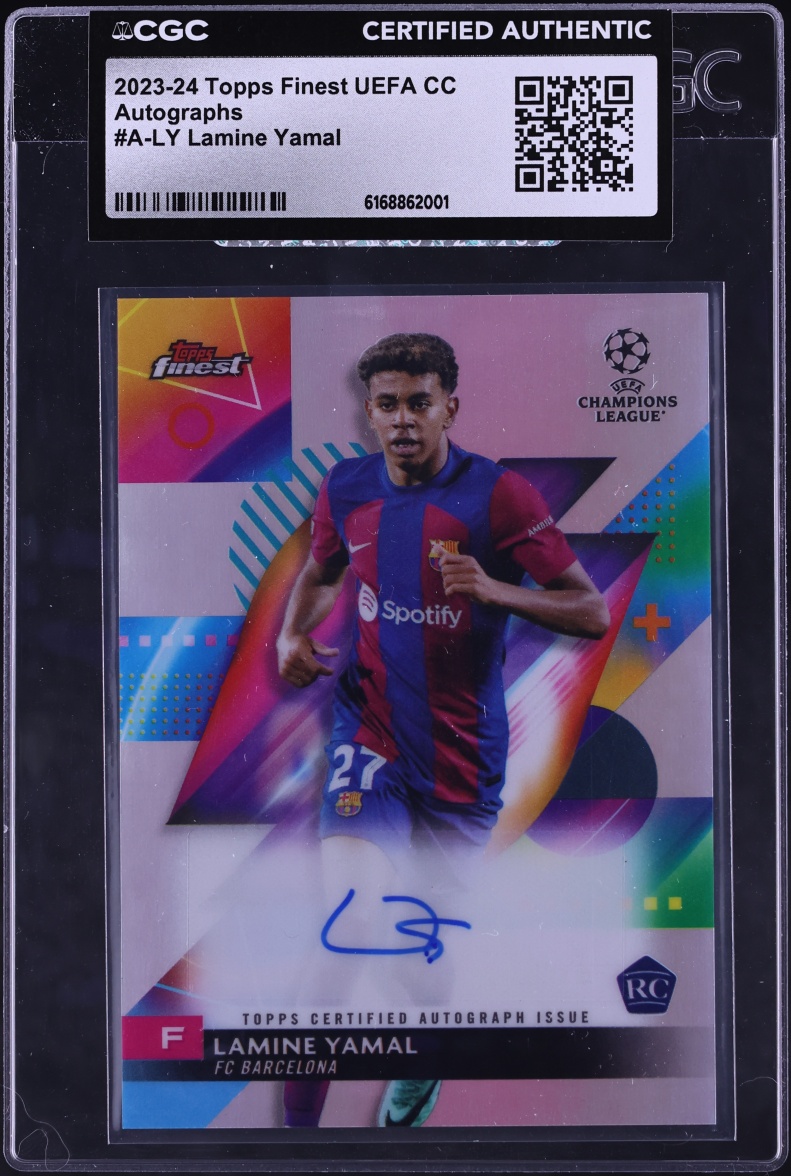 2023 Topps Finest UEFA CC Lamine Yamal