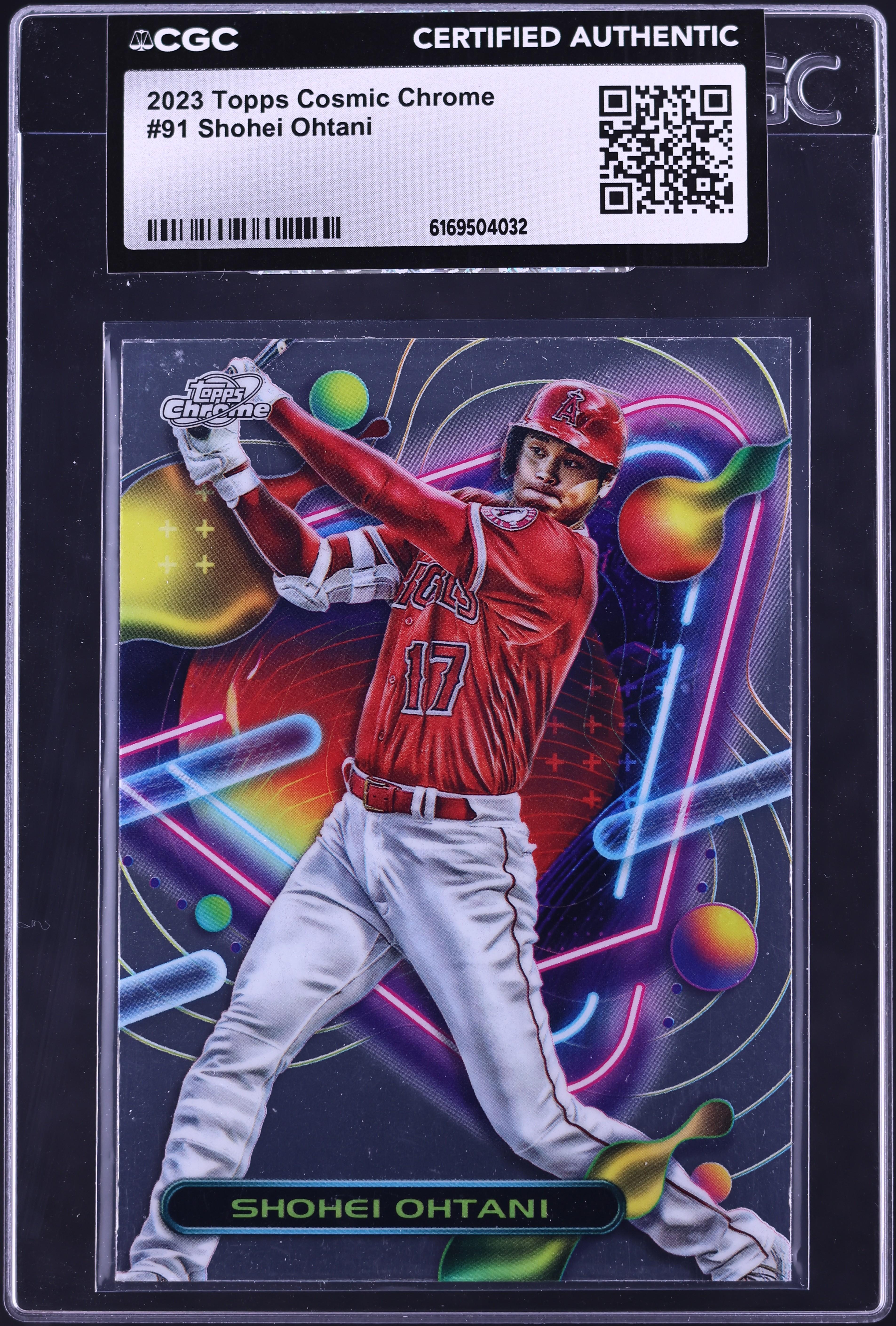 2023 Topps Chrome Cosmic Shohei Ohtani #91 CGC AUTH