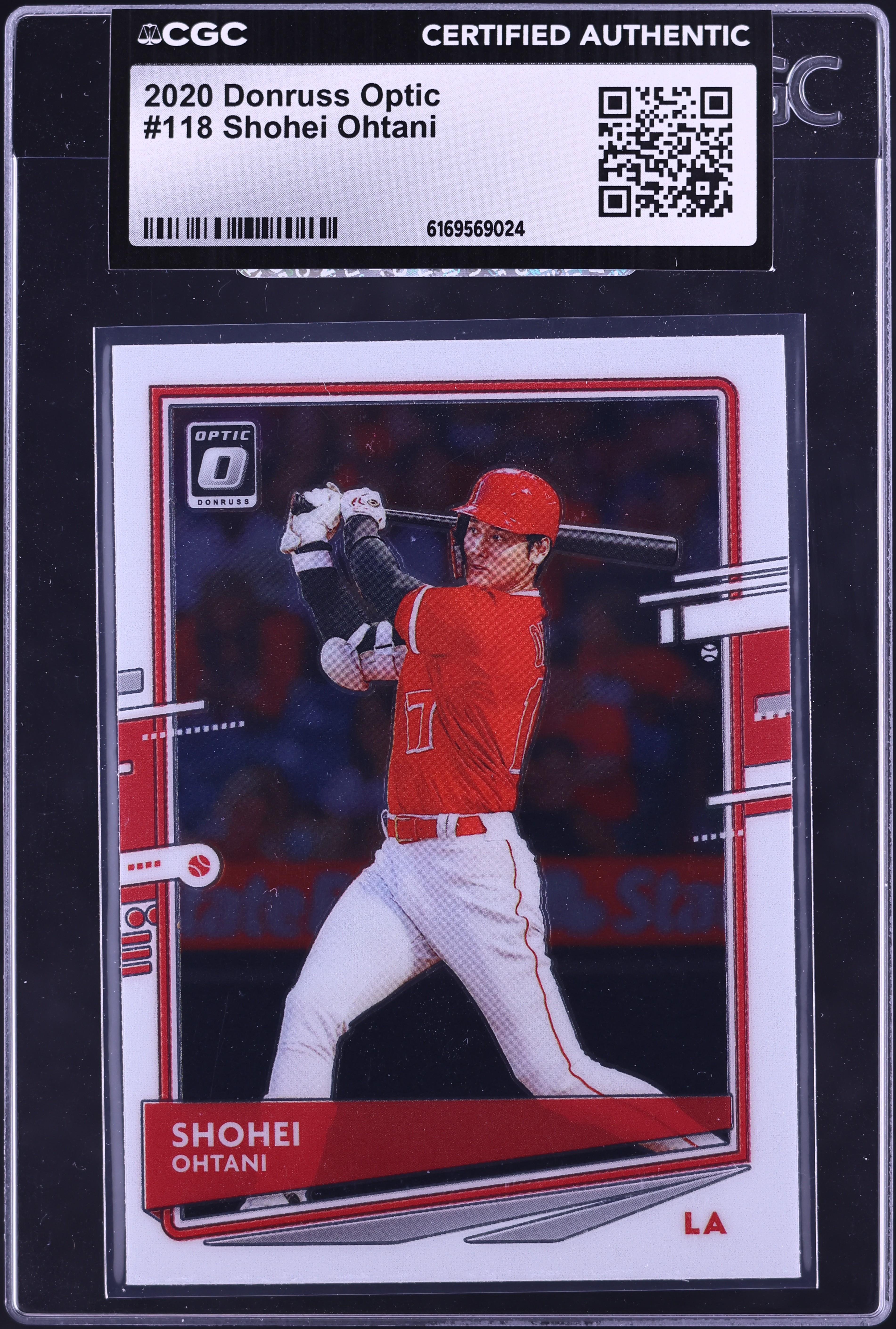 2020 Donruss Optic Shohei Ohtani #118 CGC AUTH