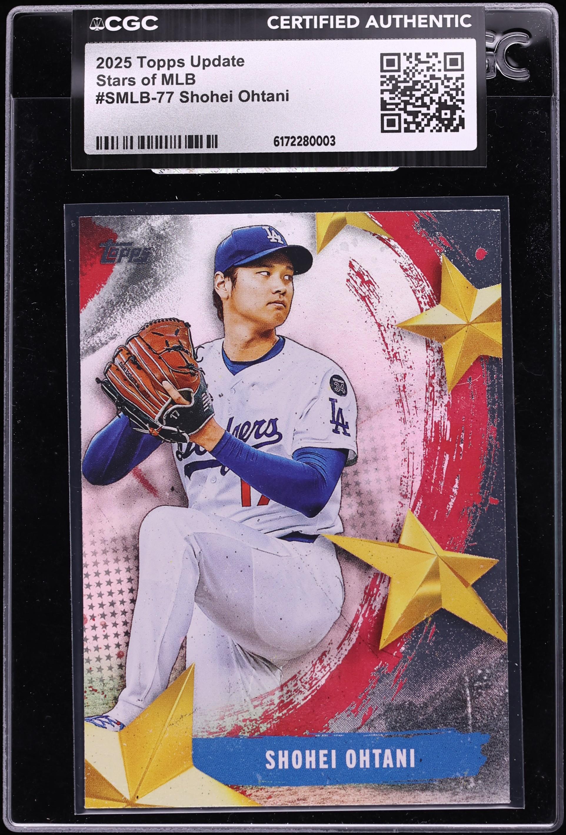 2025 Topps Update Stars Of MLB Shohei Ohtani #SMLB-77 CGC AUTH
