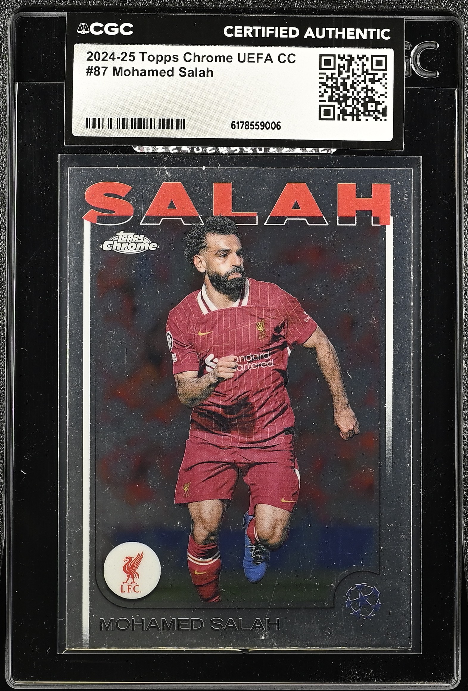 2024-25 Topps Chrome UEFA CC Mohamed Salah