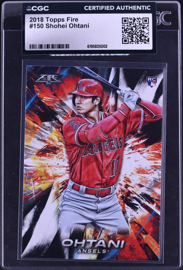 2018 Topps Fire Shohei Ohtani