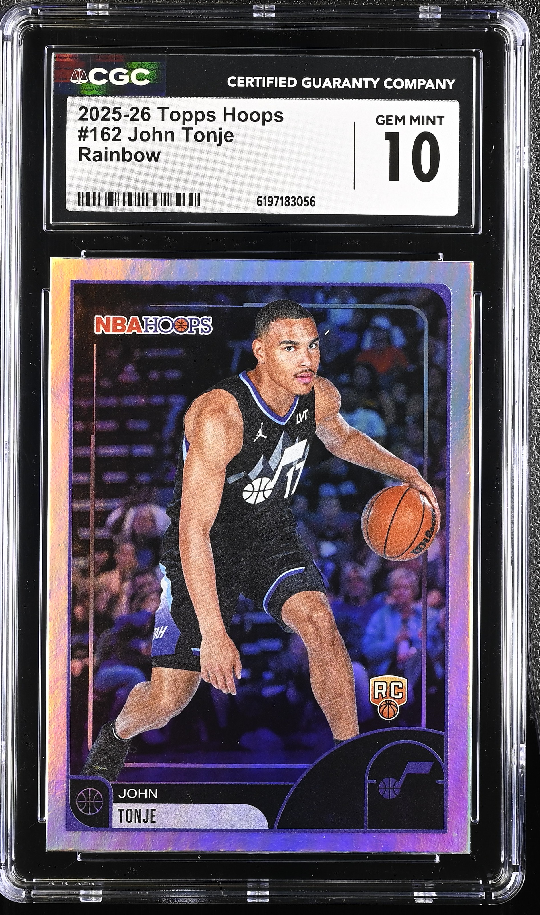 2025-26 Topps Hoops John Tonje Rainbow