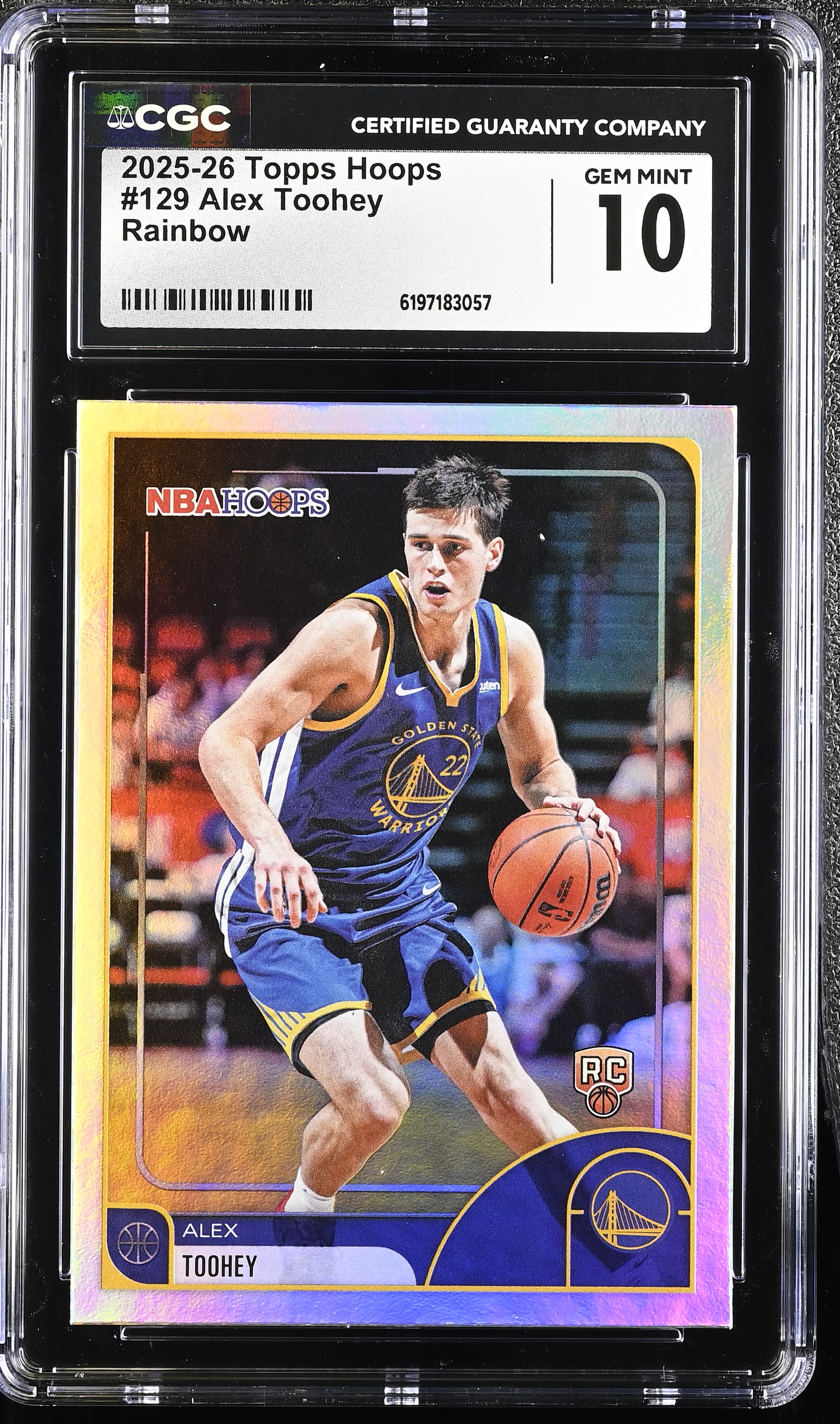 2025-26 Topps Hoops Alex Toohey Rainbow