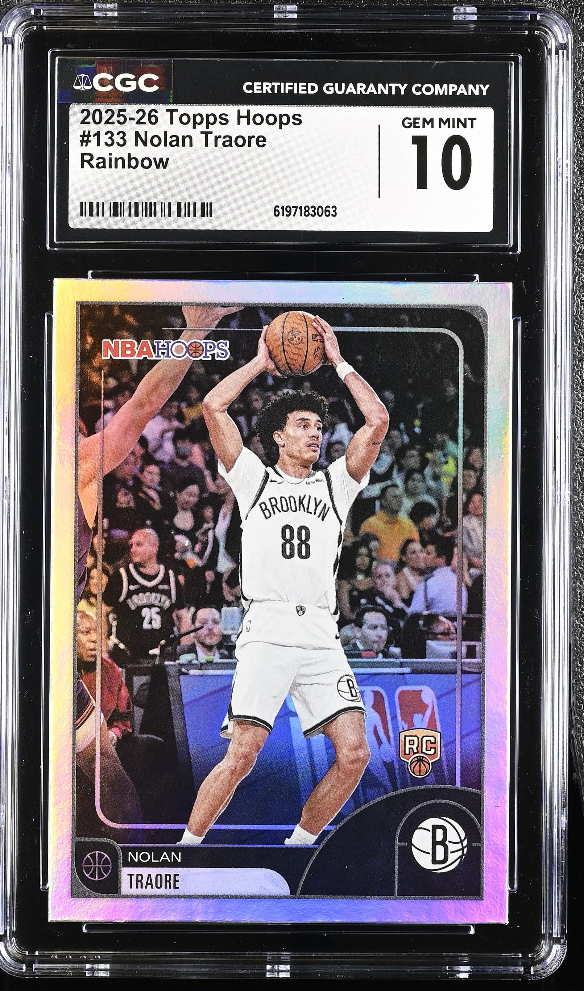 2025-26 Topps Hoops Nolan Traore Rainbow