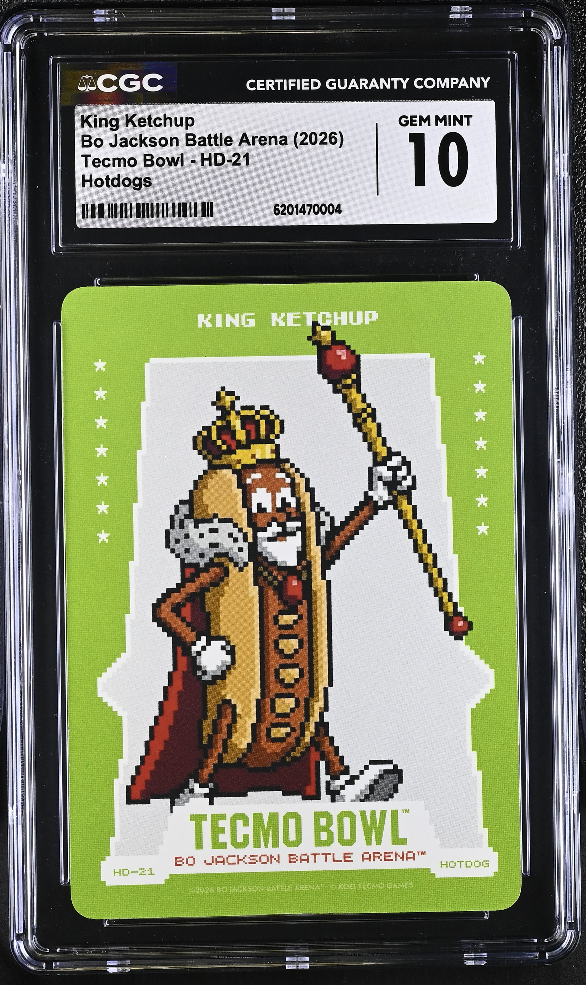 2026 Bo Jackson Battle Arena Tecmo Bowl King Ketchup Hotdogs