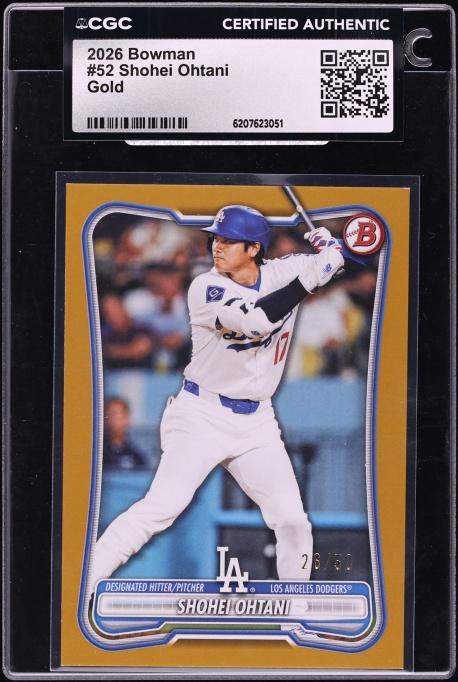 2026 Bowman Shohei Ohtani Gold