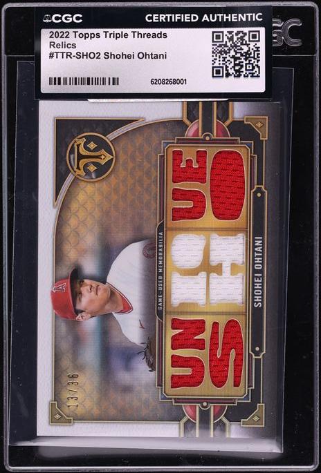 2022 Topps Triple Threads Relics Shohei Ohtani