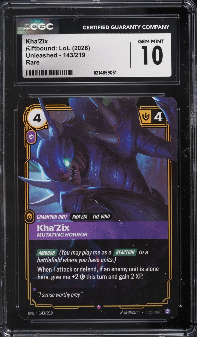 2026 Riftbound: LoL League of Legends Kha'Zix