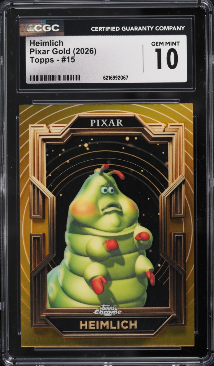 2026 Topps Topps Chrome Pixar Disney Heimlich Gold