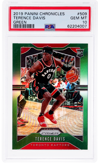 2019 Panini Chronicles Green Terence Davis #509