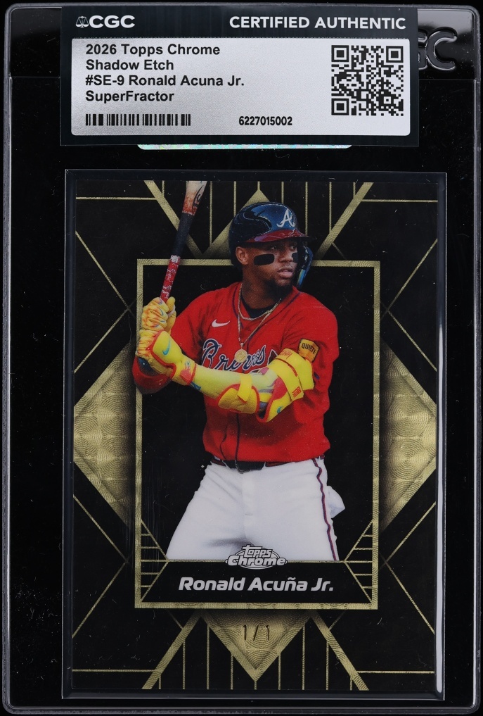 2026 Topps Topps Chrome Ronald Acuña Jr. SuperFractor