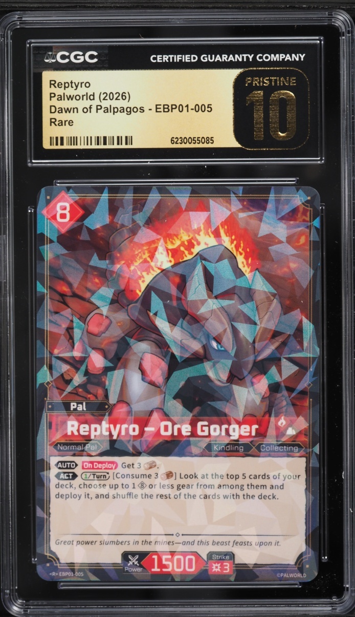 2026 Palworld Official Card Game Dawn of Palpagos Reptyro