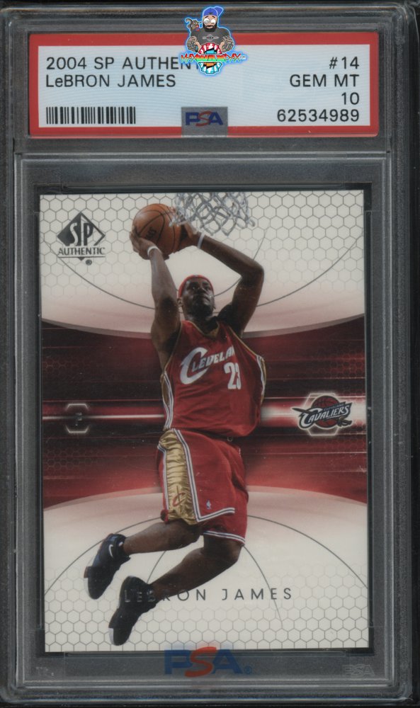 2004 SP Authentic LeBron James #14