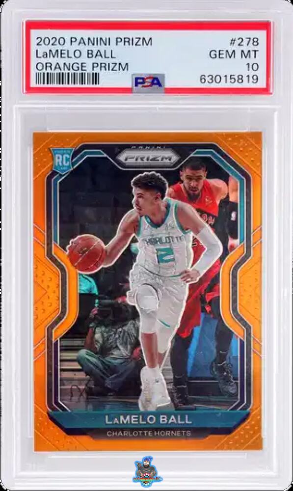 2020 Panini Prizm Orange Prizm Lamelo Ball #278 /49