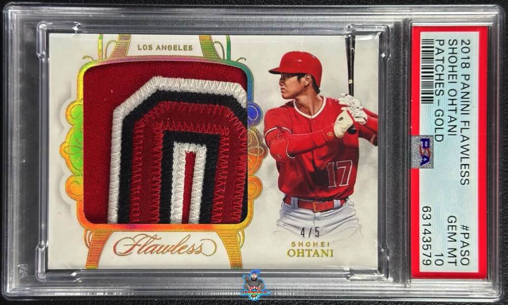 2018 Panini Flawless Patch Gold Shohei Ohtani #50 /5