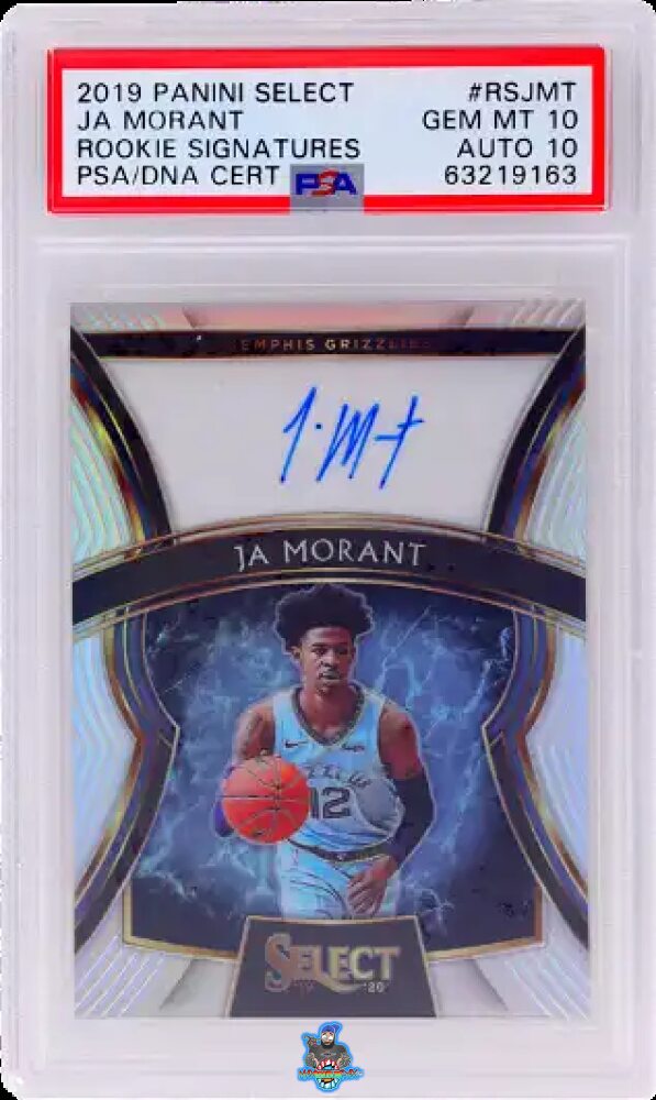 2019 Panini Select Rookie Signatures Ja Morant #RS-JMT /79