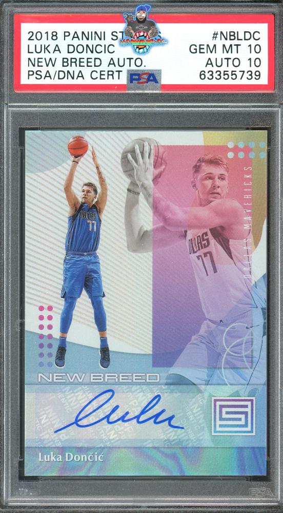 2018 Panini Status New Breed Autograph Luka Doncic #NBLDC
