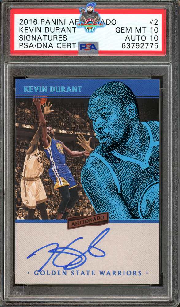 2016 Panini Aficionado Signature Kevin Durant #2 /125