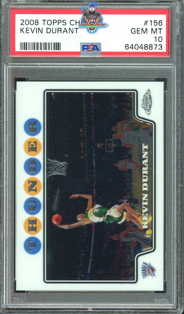 2008 Topps Chrome Kevin Durant #156