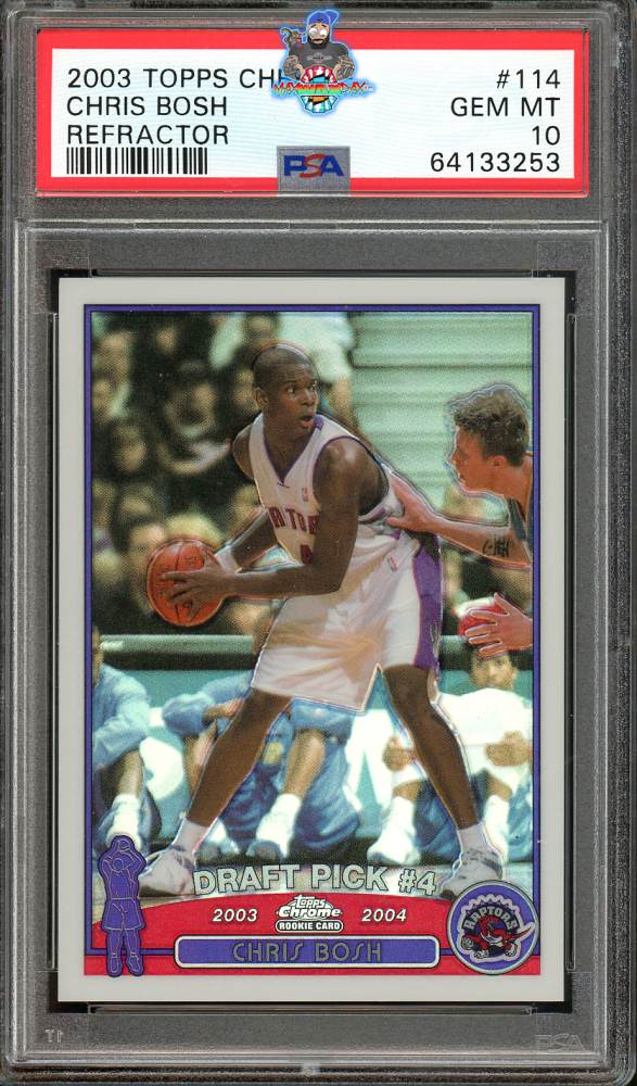 2003 Topps Chrome Refractor Chris Bosh #114
