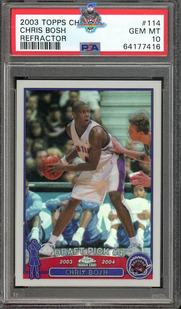 2003 Topps Chrome Refractor Chris Bosh #114