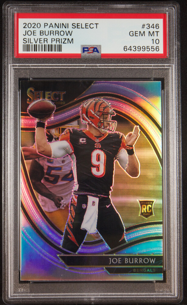 2020 Panini Select Field Level Silver Prizm Joe Burrow #346