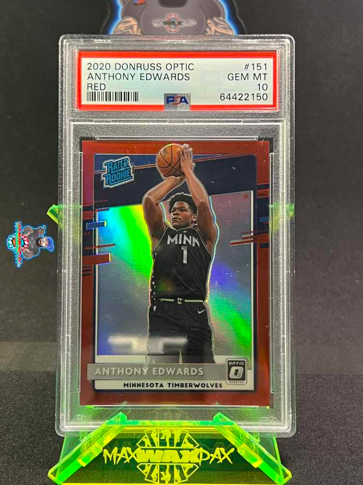 2020 Donruss Optic Red Anthony Edwards #151 /99