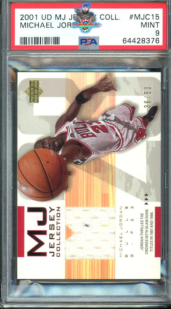 2001 Upper Deck MJ Jersey Collection Michael Jordan #MJC15 /50