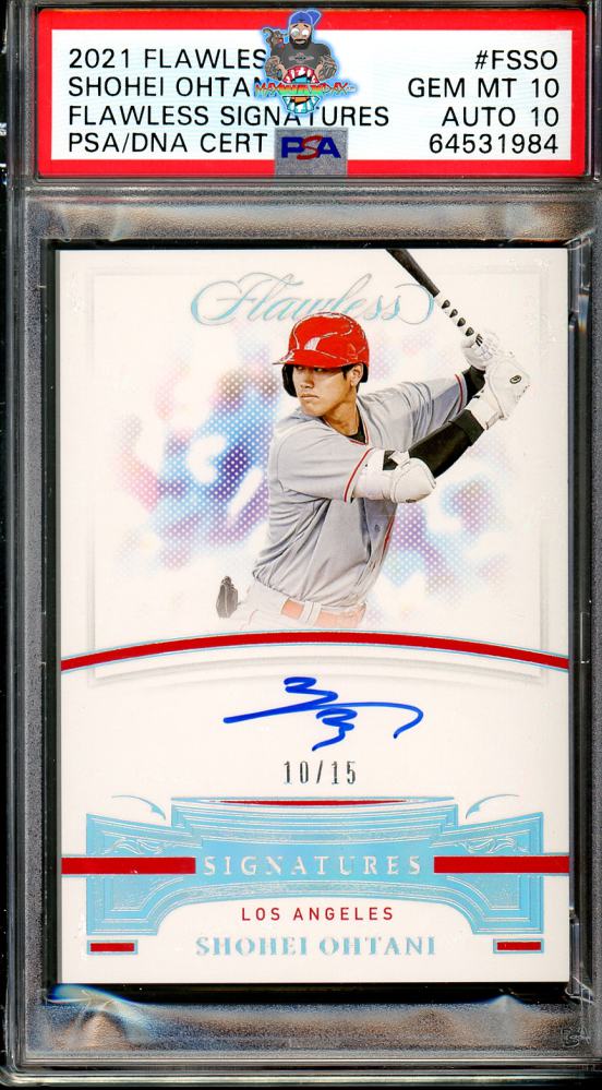 2021 Panini Flawless Signature Shohei Ohtani #35 /15