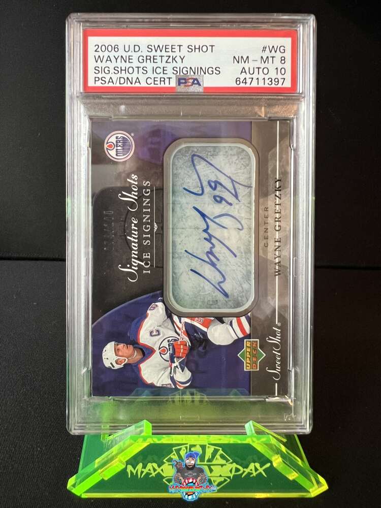 2006 Sweet Shot Signature Shots Saves Ice Signings Wayne Gretzky #SSIWG /100