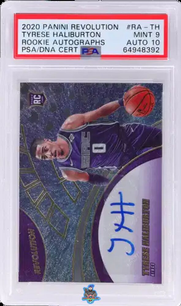 2020 Panini Revolution Rookie Autographs Tyrese Haliburton #12