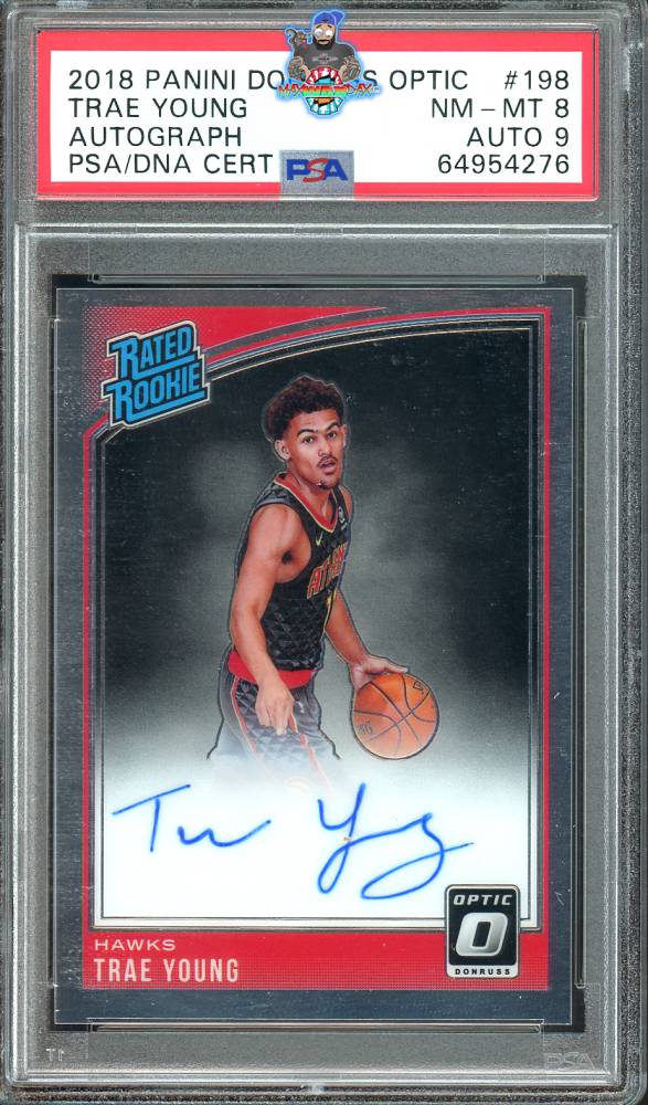 2018 Donruss Optic Rookie Signatures Trae Young #198