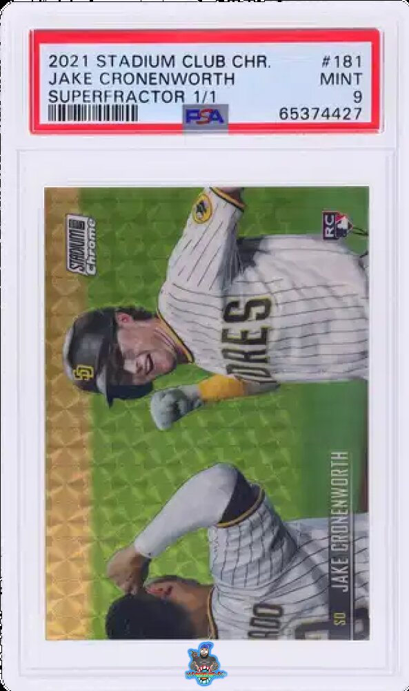 2021 Topps Stadium Club Chrome Superfractor Jake Cronenworth #181 /1