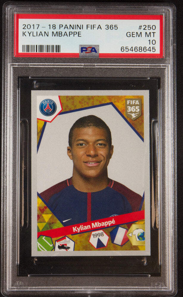 2017 Panini Fifa 365 Stickers Kylian Mbappe #250