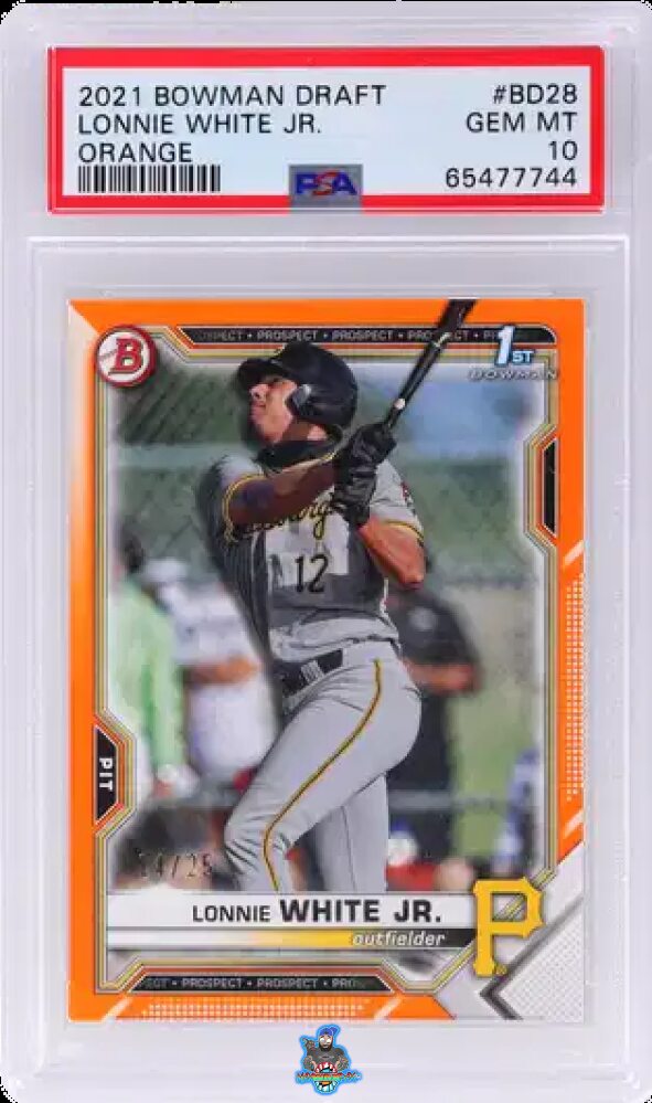 2021 Bowman Draft Orange Lonnie White Jr. #BD28 /25