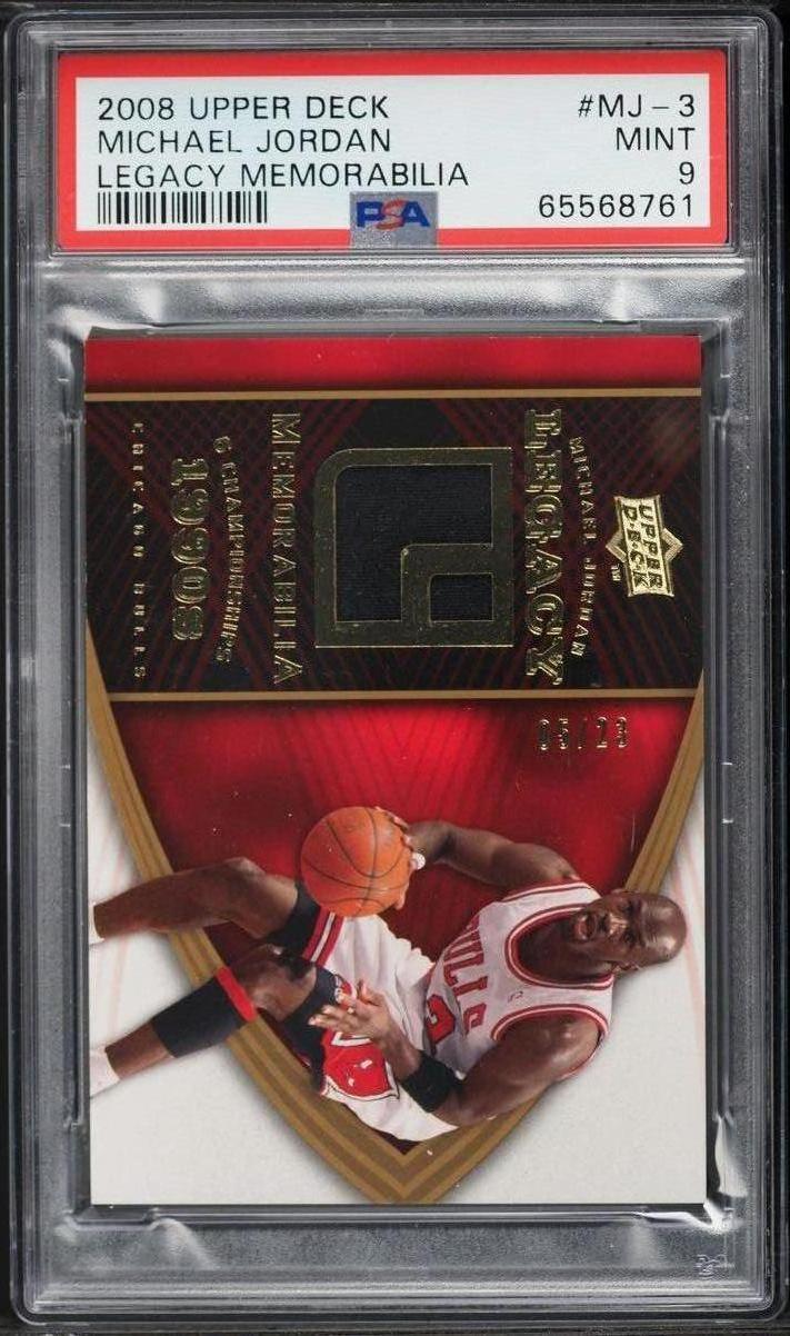 2008 Upper Deck Michael Jordan Legacy Collection Memorabilia Michael Jordan #MJ3 /23