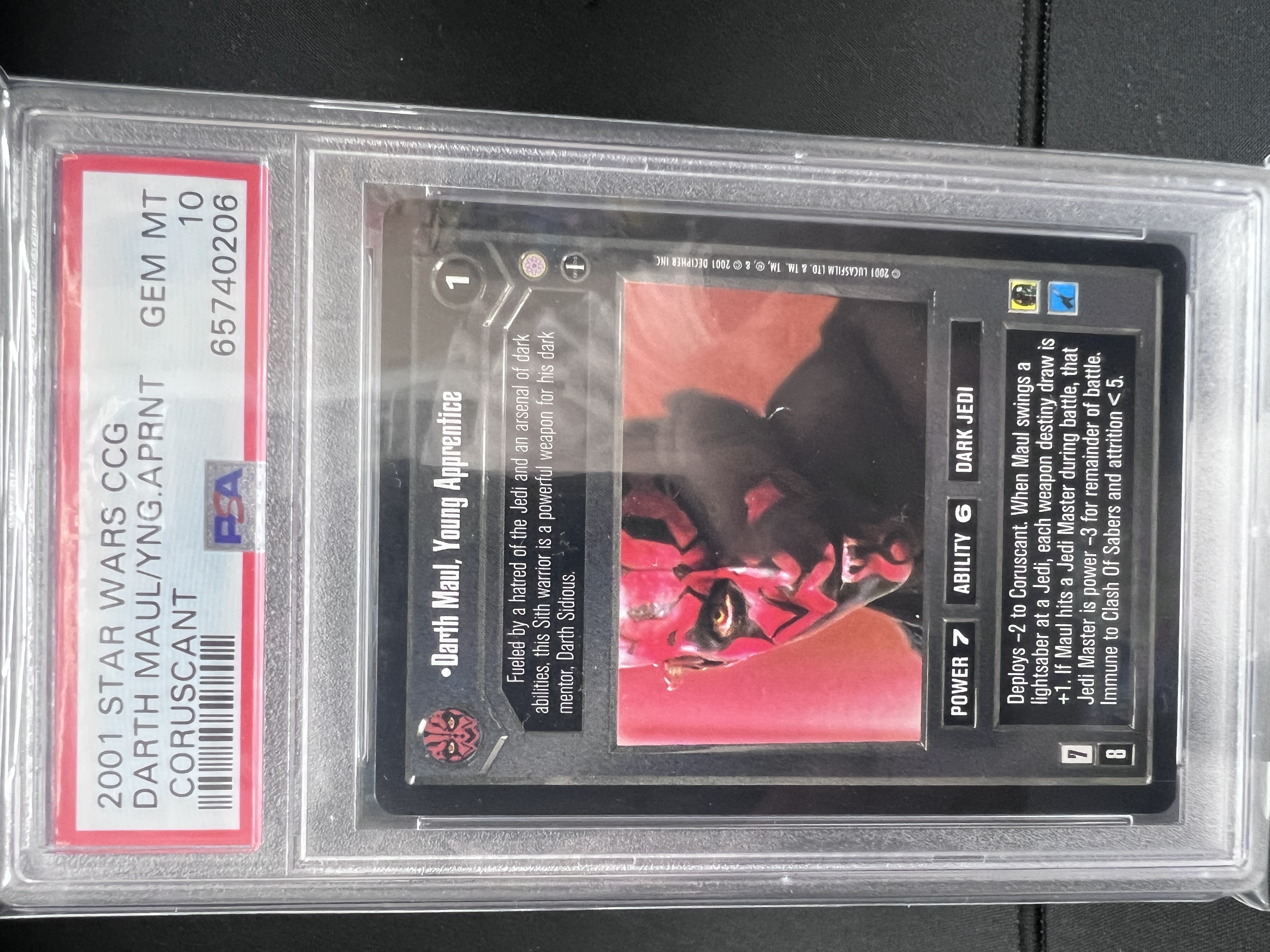 2001 Star Wars Coruscant Darth Maul, Young Apprentice R #34