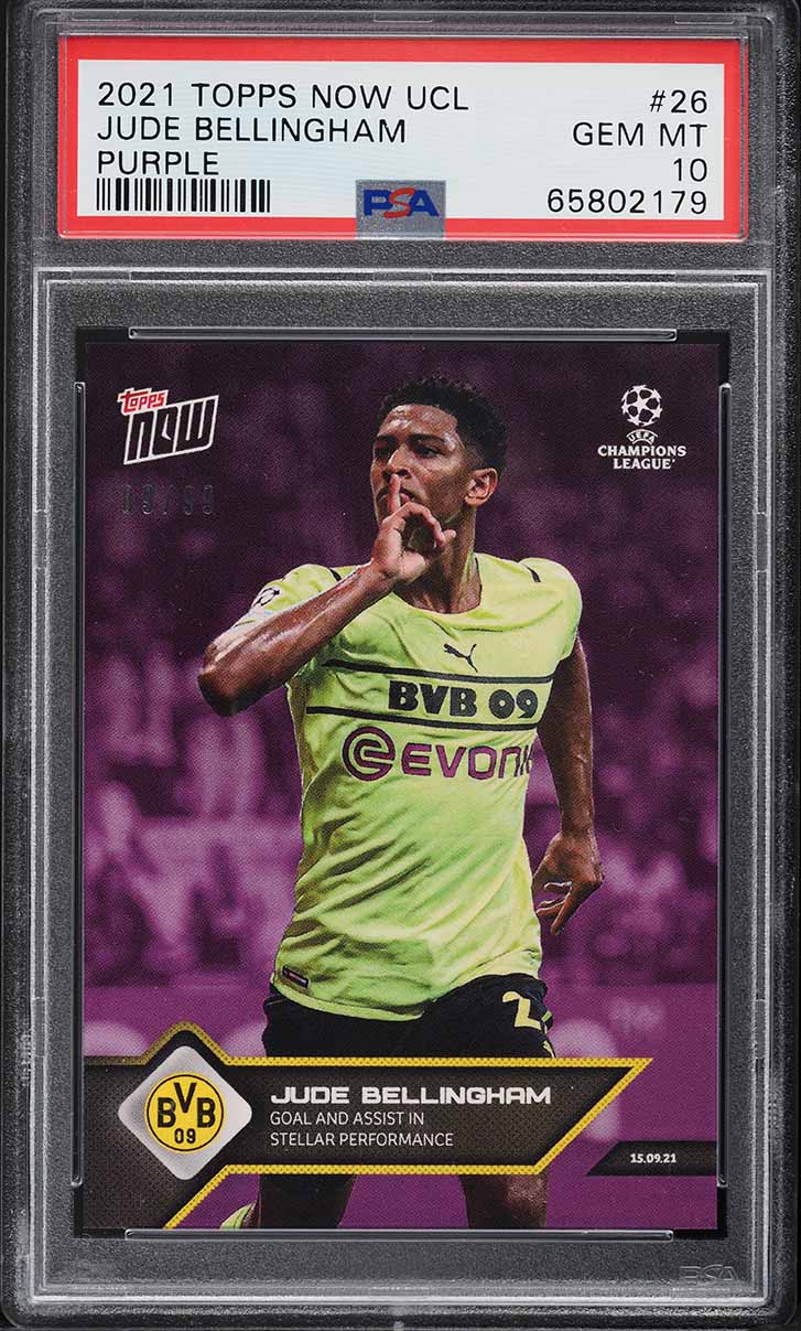 2021 Topps Now UEFA Champions League Jude Bellingham #26