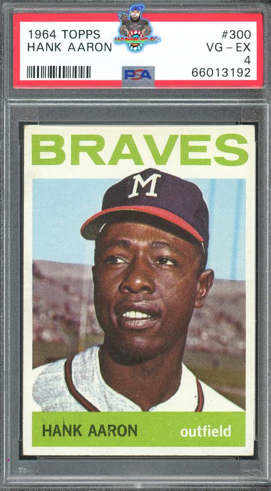 1964 Topps Hank Aaron #300
