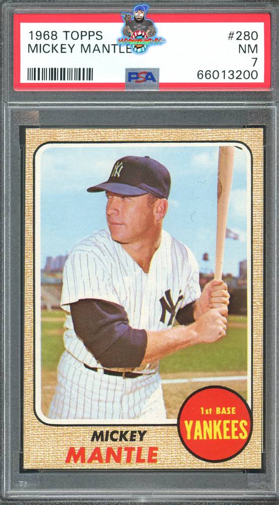 1968 Topps Mickey Mantle #280