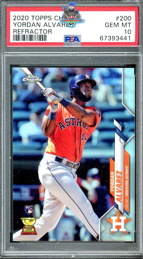 2020 Topps Chrome Refractor Yordan Alvarez #200