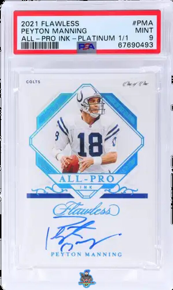 2021 Panini Flawless All Pro Ink Platinum Peyton Manning #11 /1