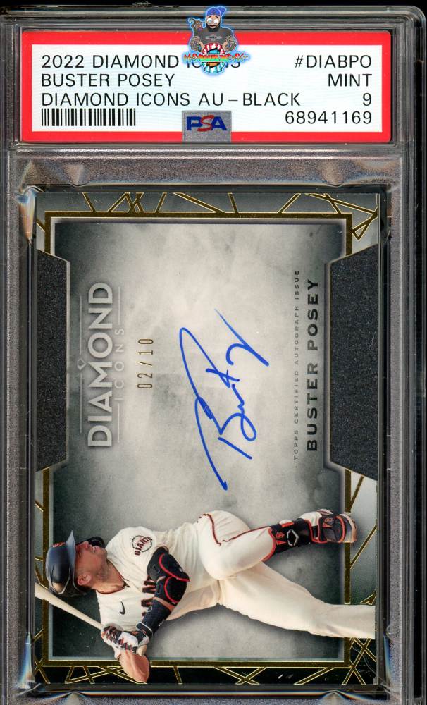 2022 Topps Diamond Icons Diamond Icons Autograph Black Buster Posey #DIABPO /10