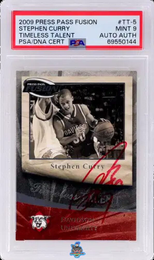 2009 Press Pass Fusion Timeless Talent Stephen Curry #TT5