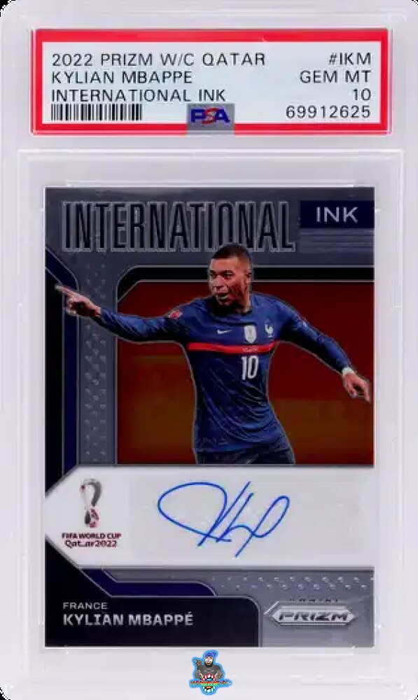 2022 Panini Prizm World Cup International Ink Kylian Mbappe #I-KM