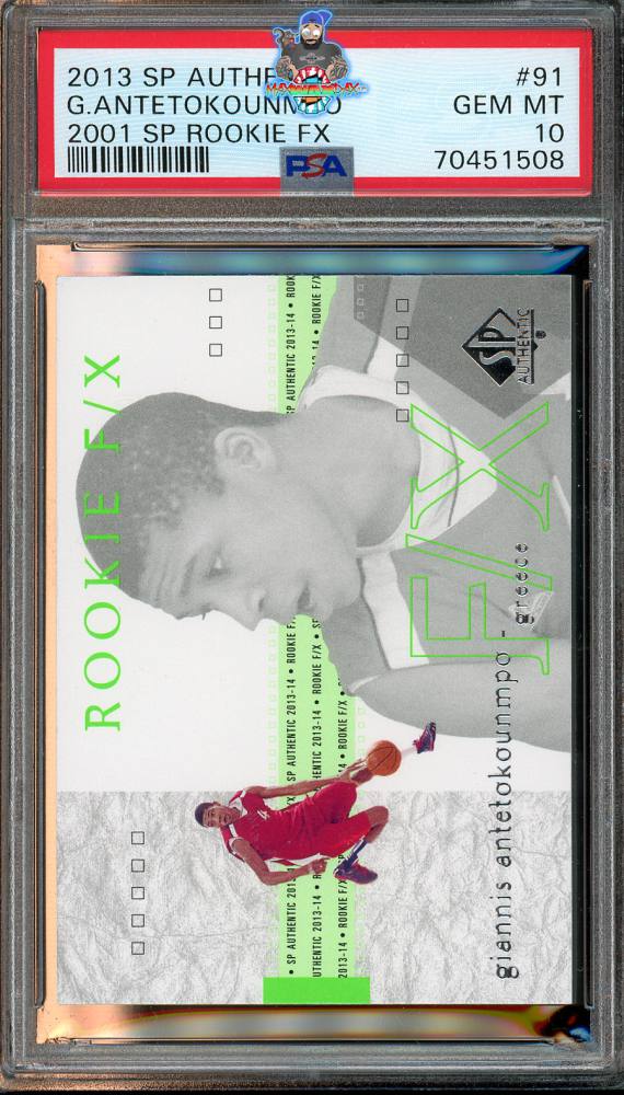 2013 SP Authentic '01 SP Rookie Fx Giannis Antetokounmpo #91