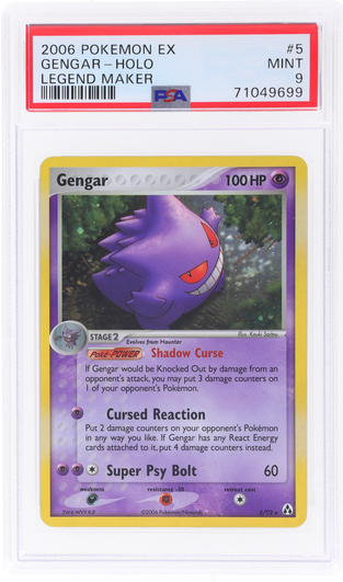 2006 Pokemon Ex Legend Maker Holo Gengar #5